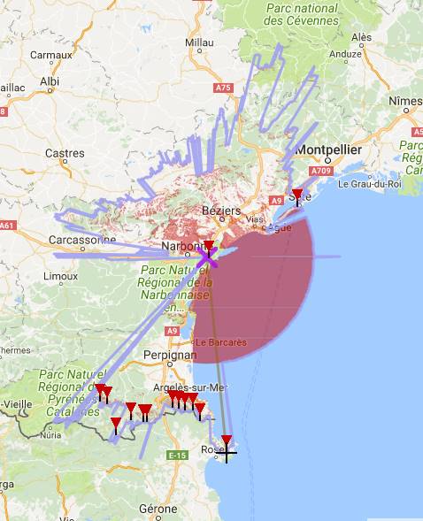 Relais radio de la clape Horizon et couverture